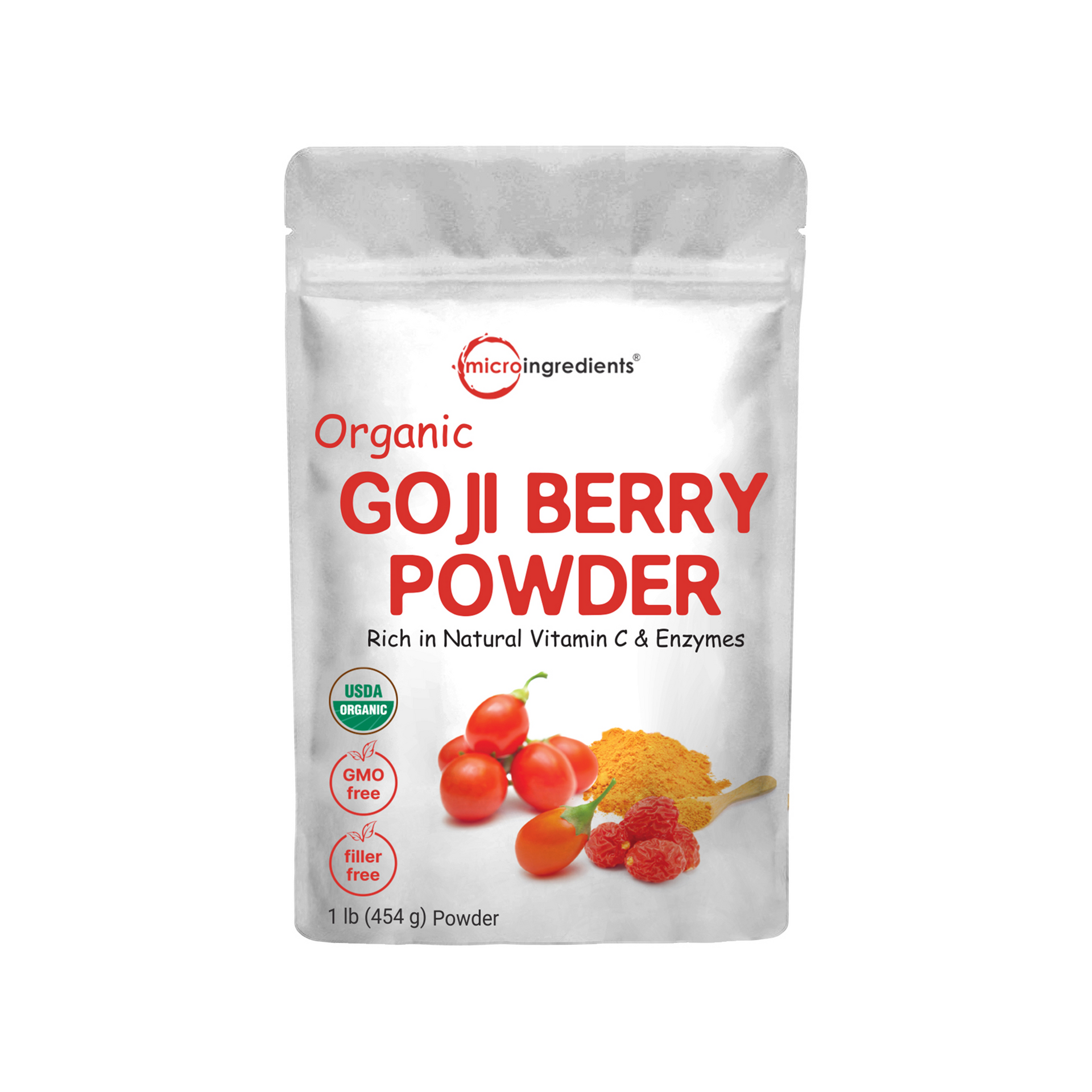 Premium Organic Goji Berry Powder - Fresh & Nutrient-Rich – Micro