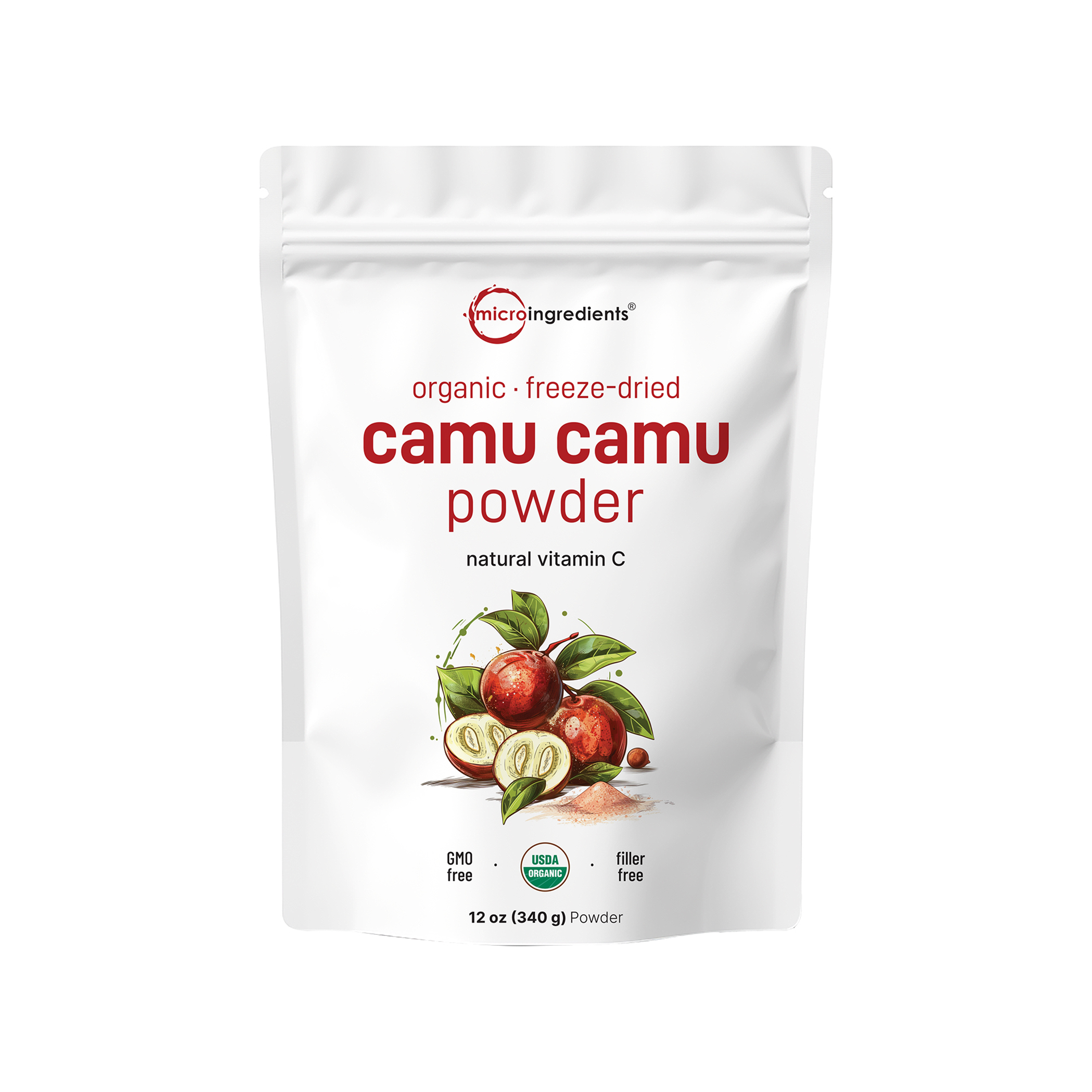 Micro Ingredients Organic Camu Camu Powder 12 Ounce