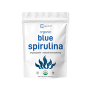 Micro Ingredients Organic Blue Spirulina Powder (Phycocyanin Extract) - No Fishy Smell, 100% Vegan Protein from Blue-Green Algae