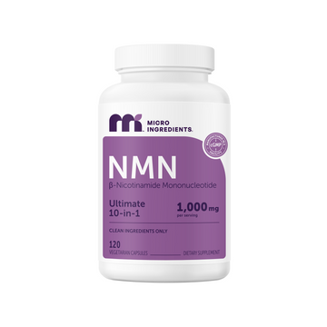 Micro Ingredients NMN Complex 1,000mg Per Serving, 120 Veggie Capsules