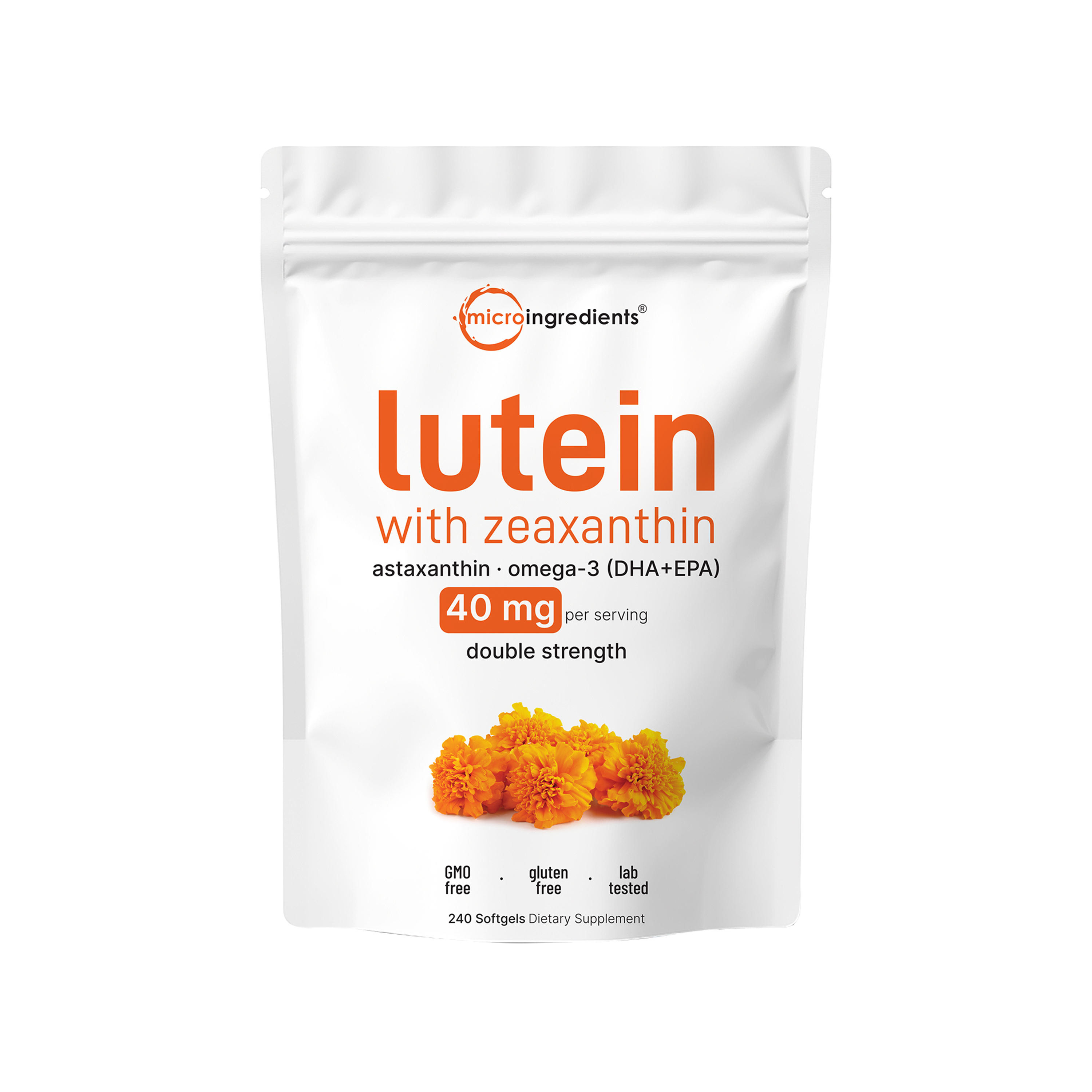 Micro Ingredients Lutein & Zeaxanthin Softgels