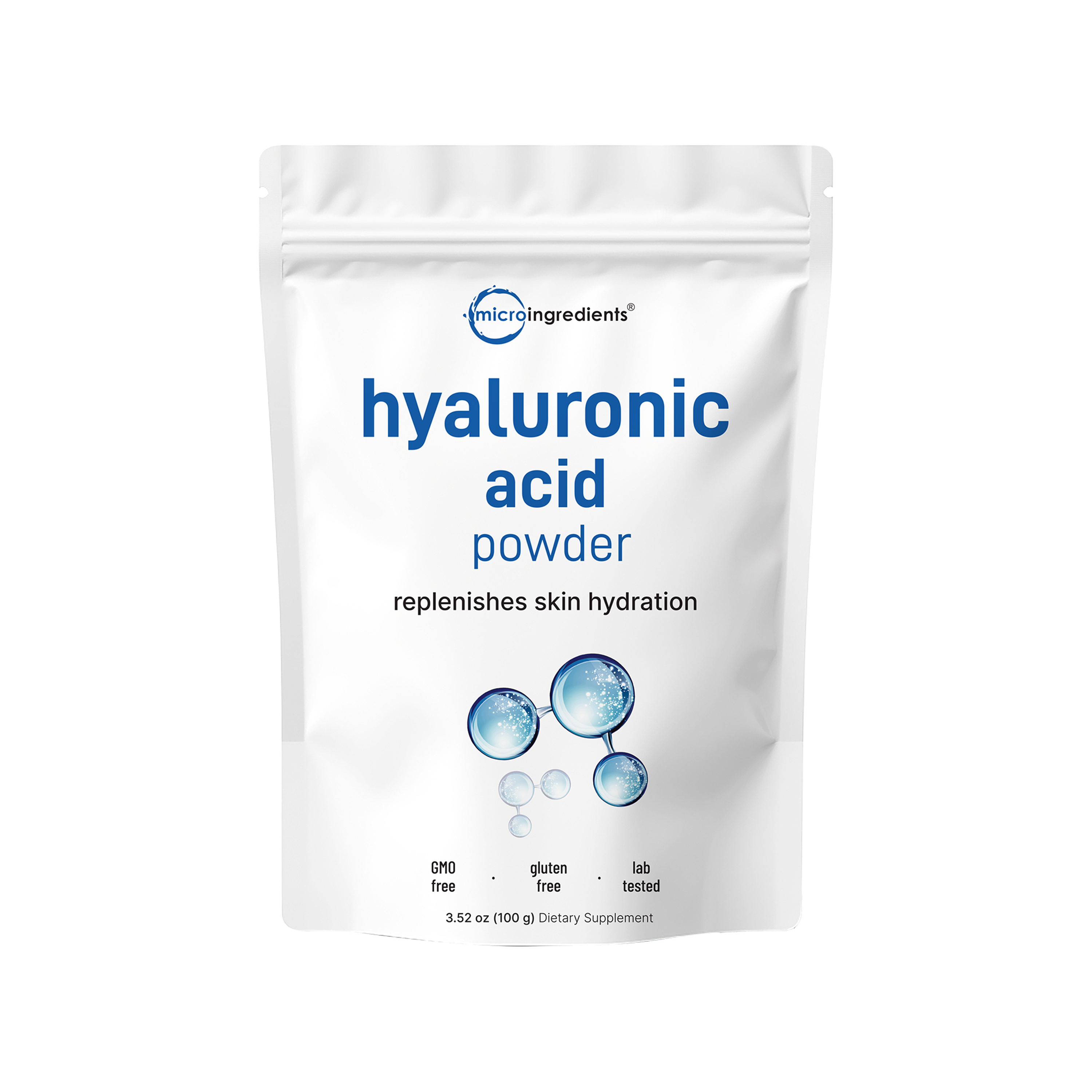 Micro Ingredients Hyaluronic Acid Powder, DIY Facial Serum, Skin Hydration Care Formula