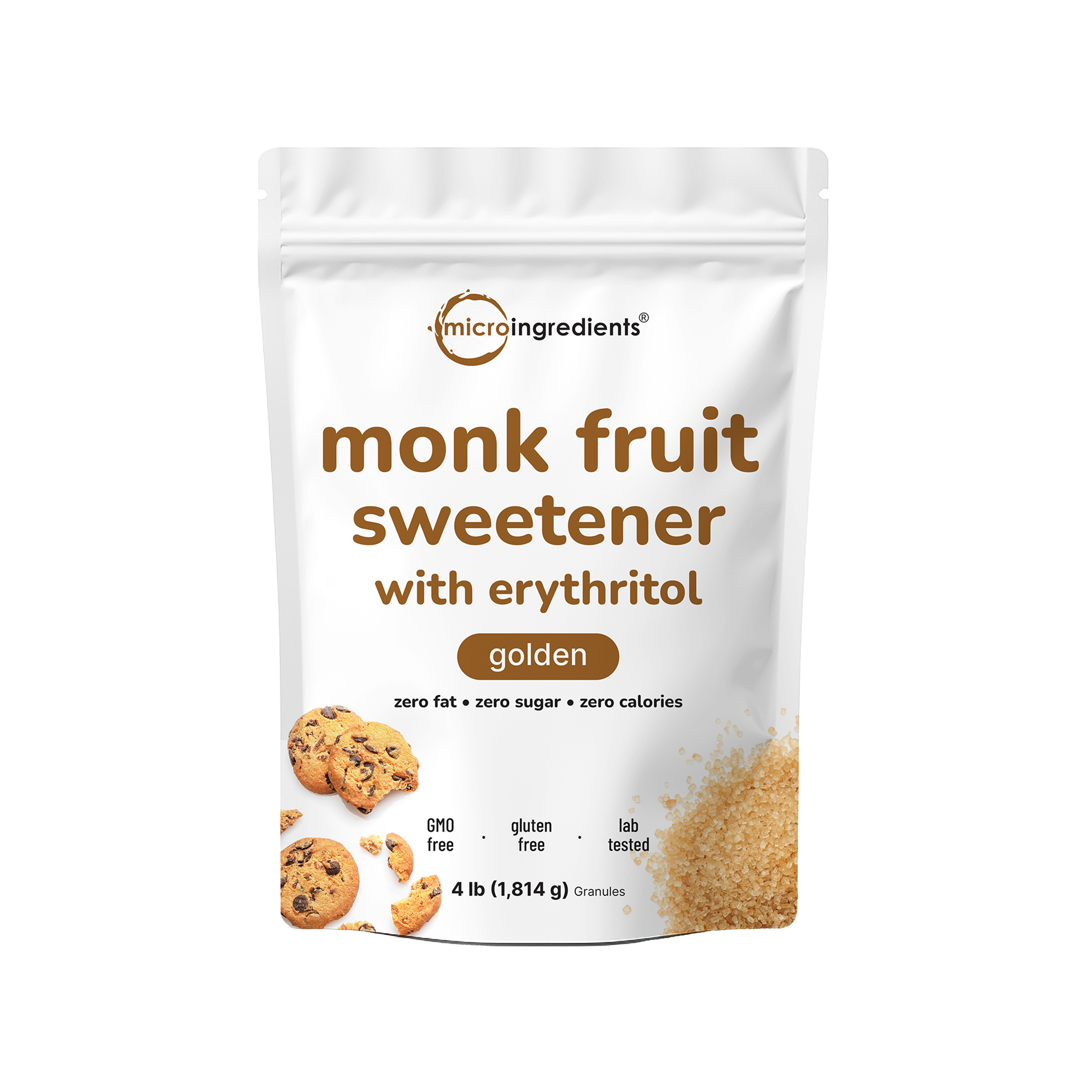 Pure Monk Fruit Sweetener - Golden Monk Fruit Extract with Erythritol ...