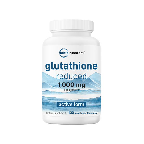 Micro Ingredients Glutathione 1,000mg, 120 Veggie Capsules