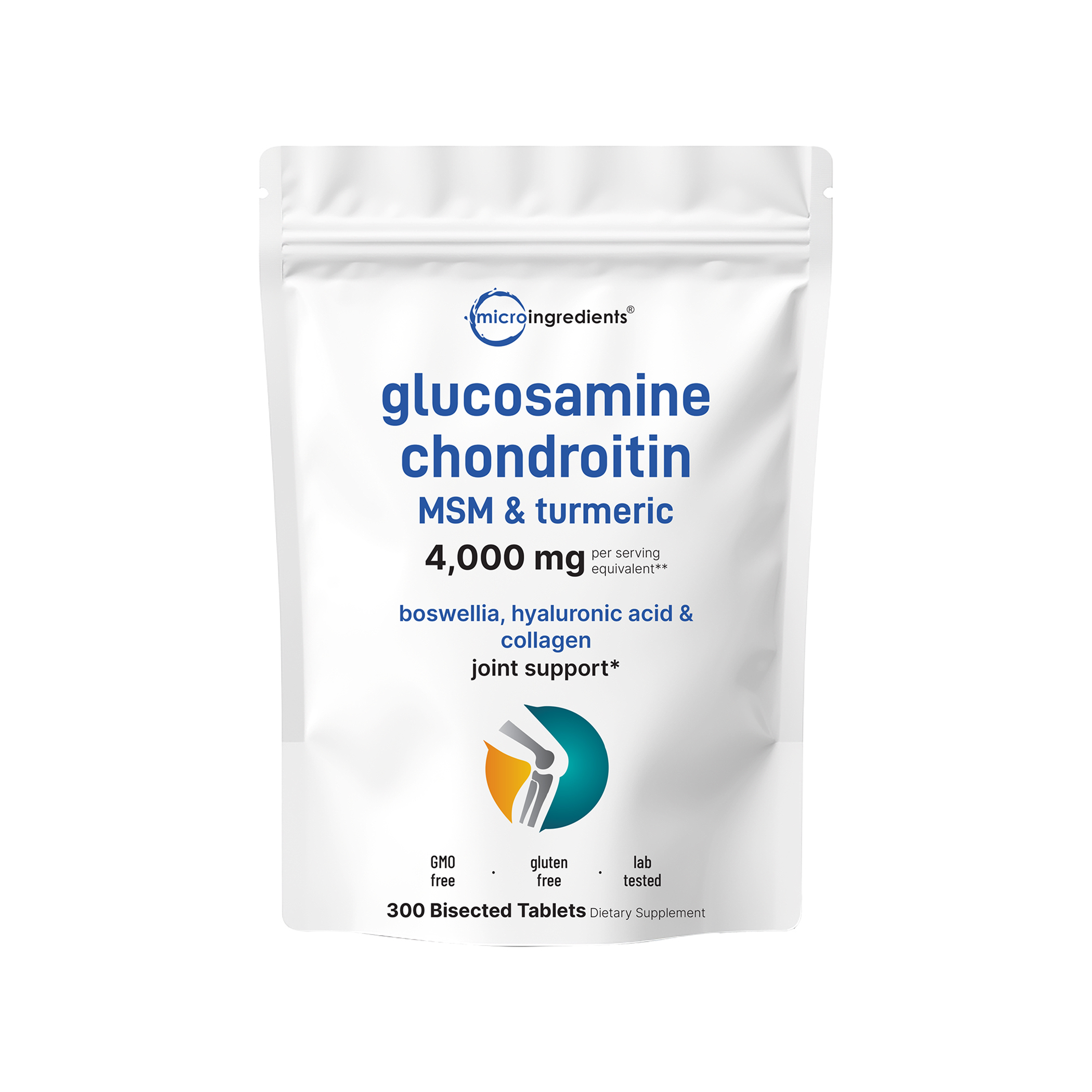 Micro Ingredients Glucosamine Chondroitin MSM and Turmeric Supplement