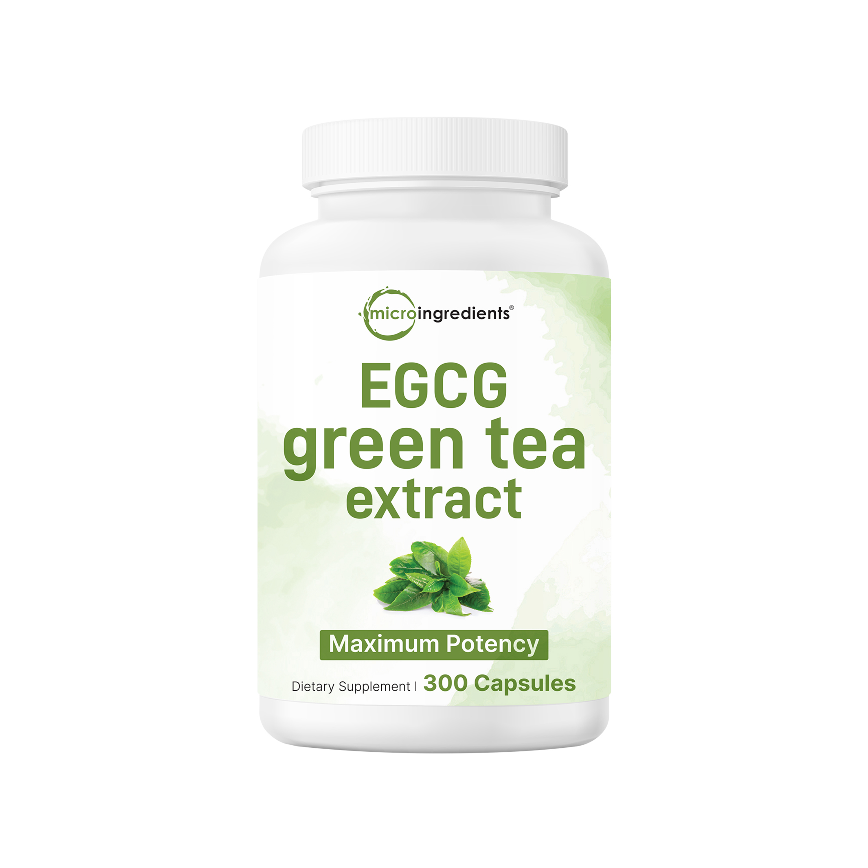 Micro Ingredients Extra Strength Green Tea Extract 9,000mg, 300 Capsules