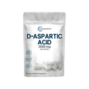 Micro Ingredients D-Aspartic Acid DAA Capsules, 300 counts