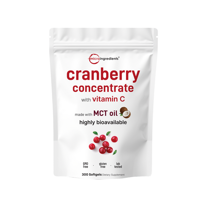 Micro Ingredients Cranberry Concentrate 40,000mg Equivalent with Vitamin C