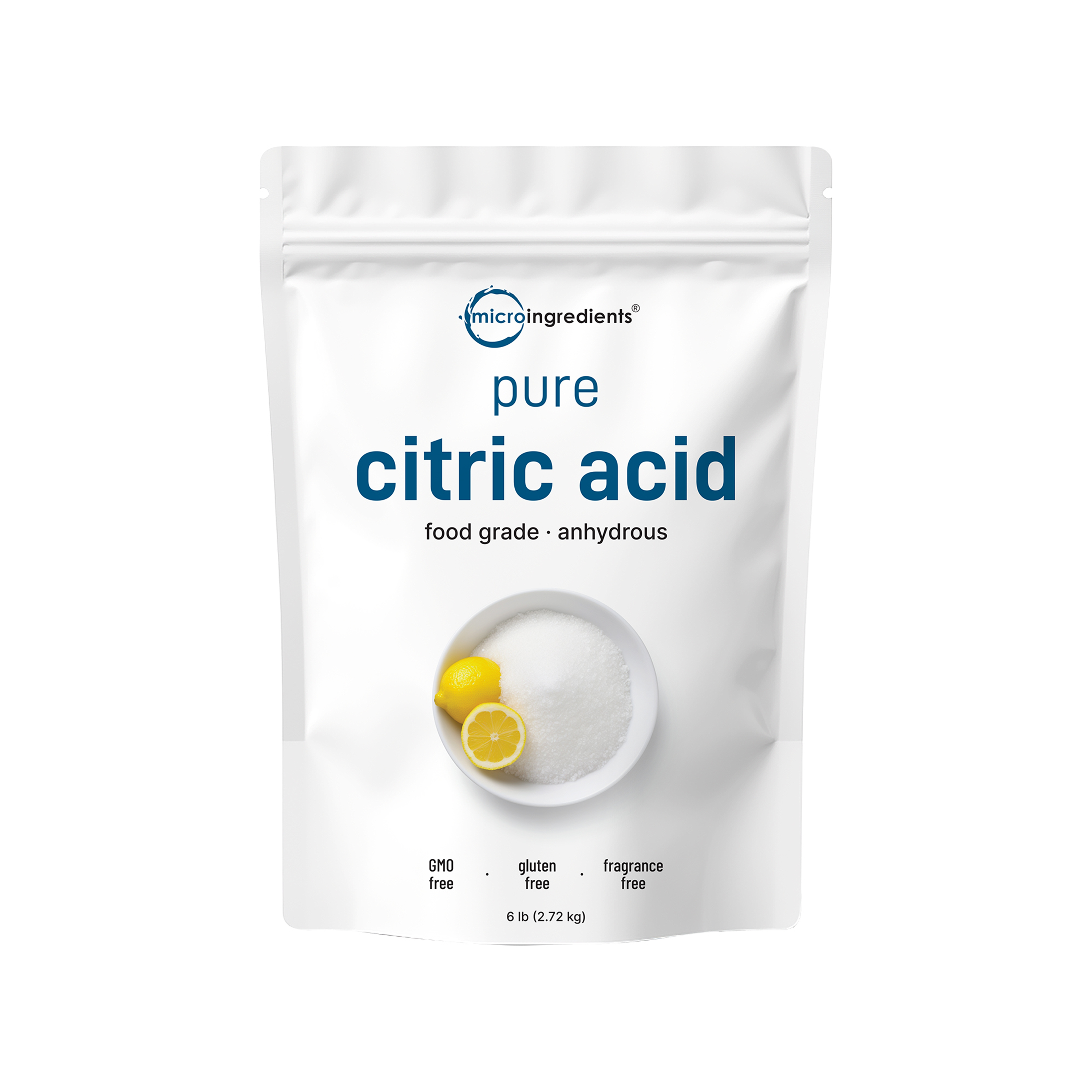 Micro Ingredients Pure Citric Acid Powder, 6lbs