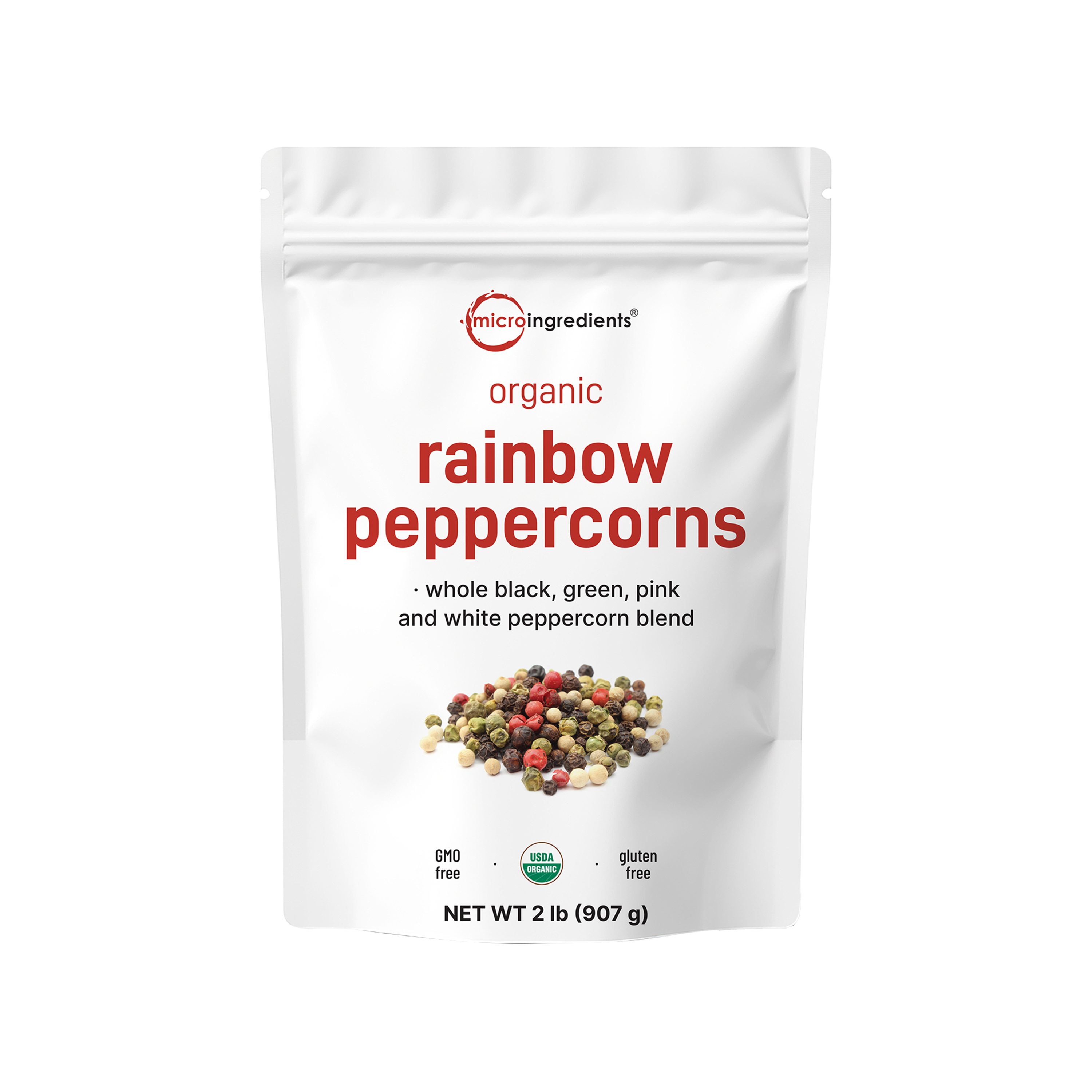 Micro Ingredients Organic Whole Rainbow Peppercorn Blend