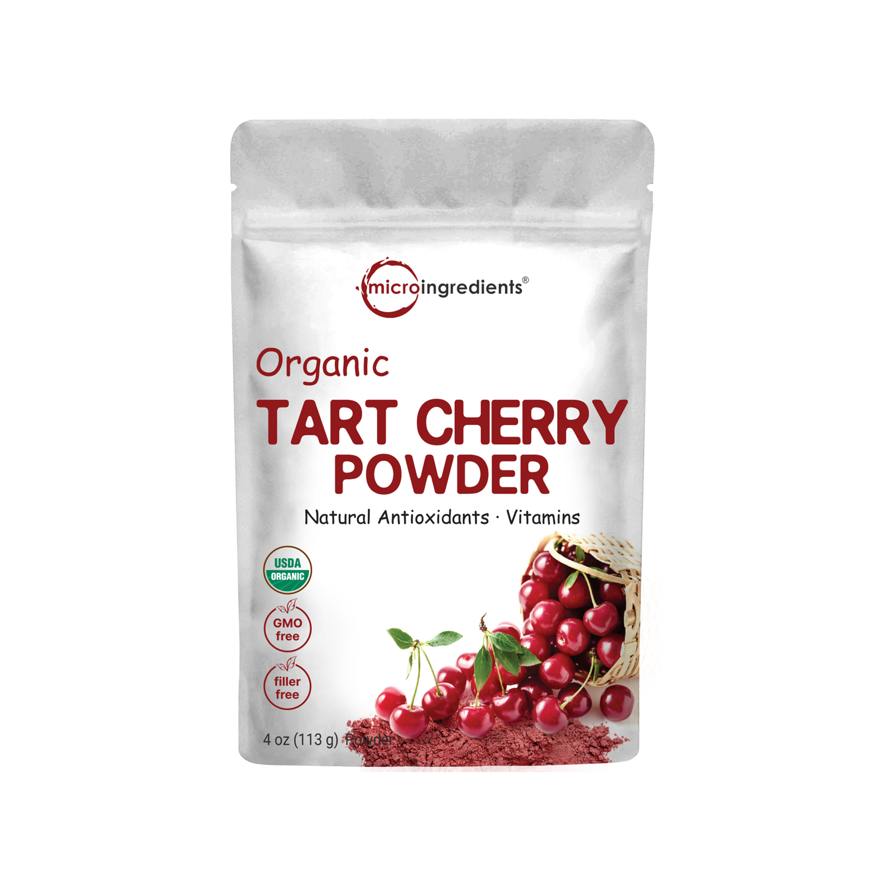 Micro Ingredients Organic Tart Cherry Powder - 4 oz