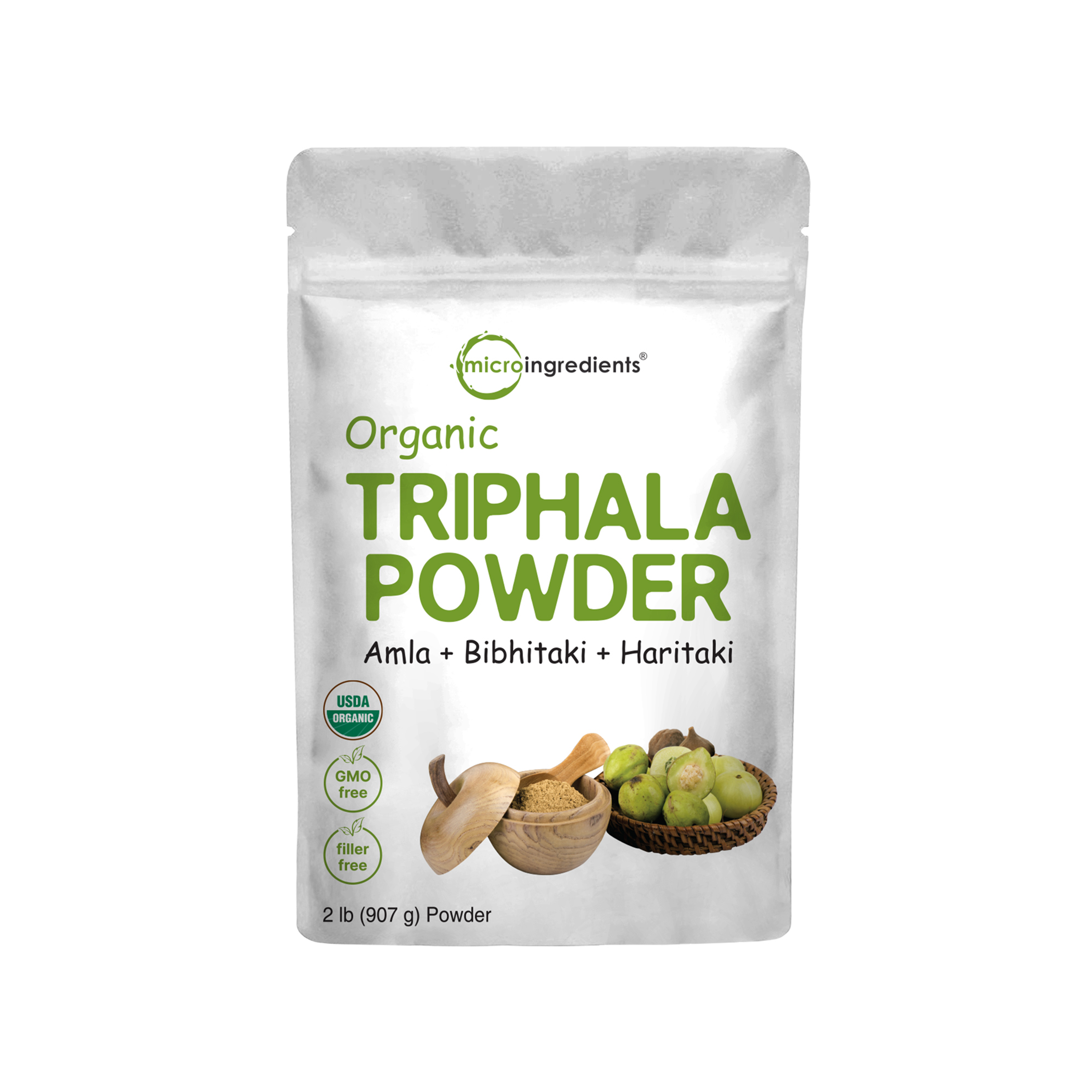 Micro Ingredients Organic Triphala Powder, 2 lb