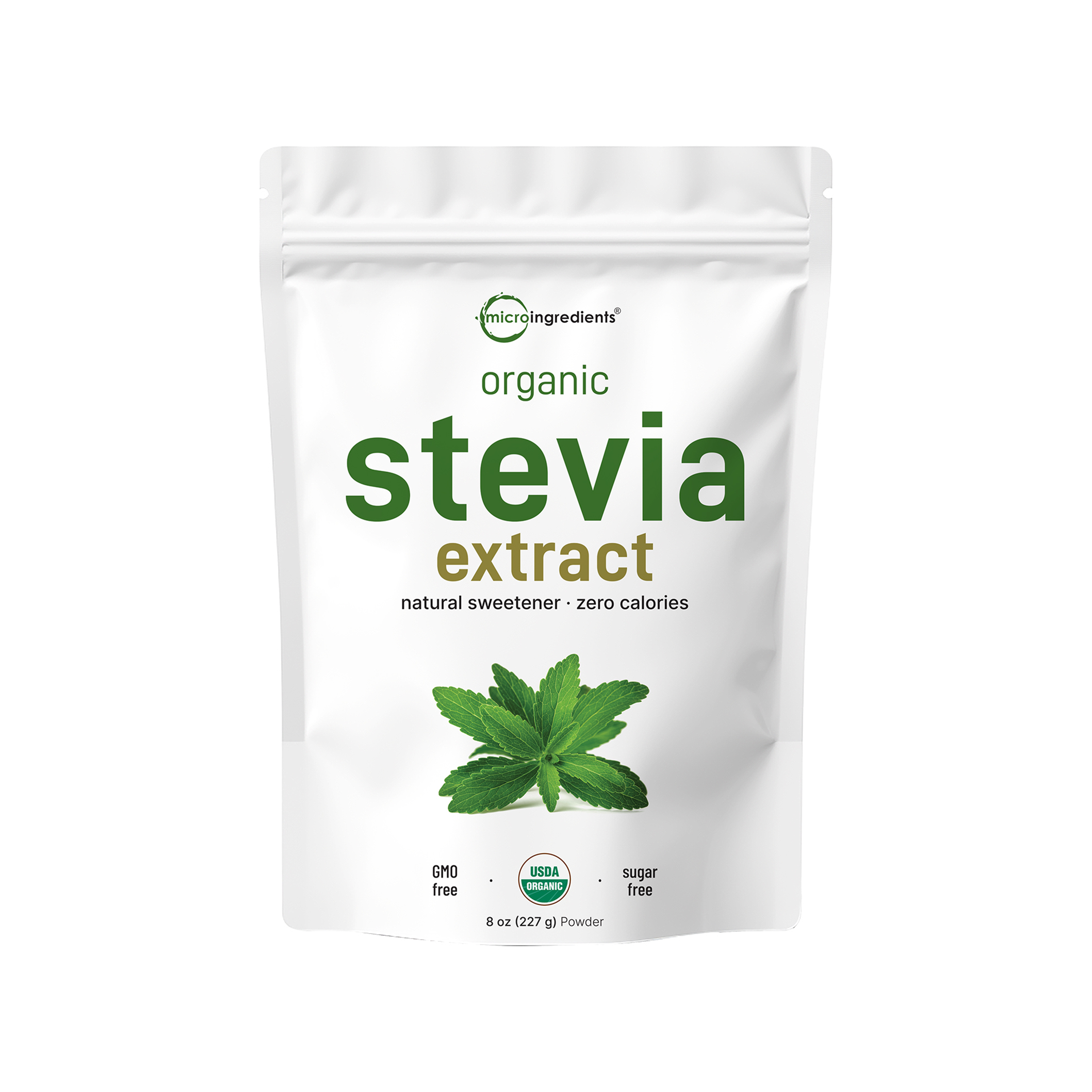 Micro Ingredients Organic Stevia Powder 8 Ounce