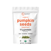 Micro Ingredients Organic Pumpkin Seeds, 4lbs, Raw, Unsalted, & Shelled