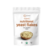Micro Ingredients Organic Non-Fortified Nutritional Yeast Flakes - Pure & Powdered