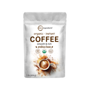 Micro Ingredients Organic Instant Coffee, 1lb Powder | Premium Arabica Coffee Beans Source