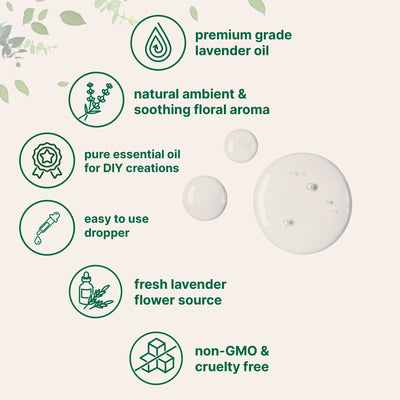 Micro Ingredients Pure Lavender Essential Oil 8 floz (237mL)