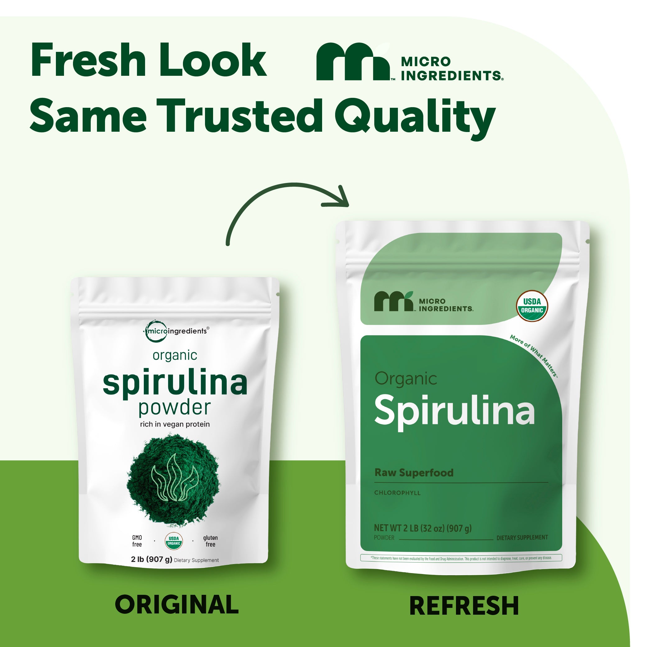 Micro Ingredients Organic Spirulina Powder