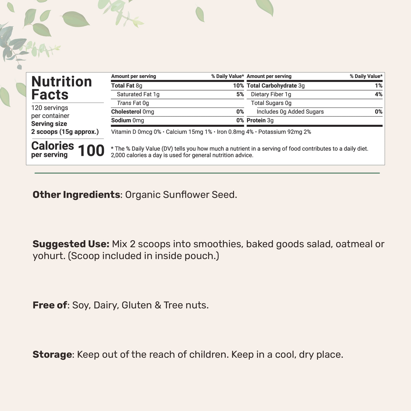 Micro Ingredients Organic Sunflower Seeds, 4lbs, Raw, Unsalted, & Shelled