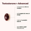 Micro Ingredients Testosterone+ Advanced 15-in-1 with Pumpkin Seed Oil