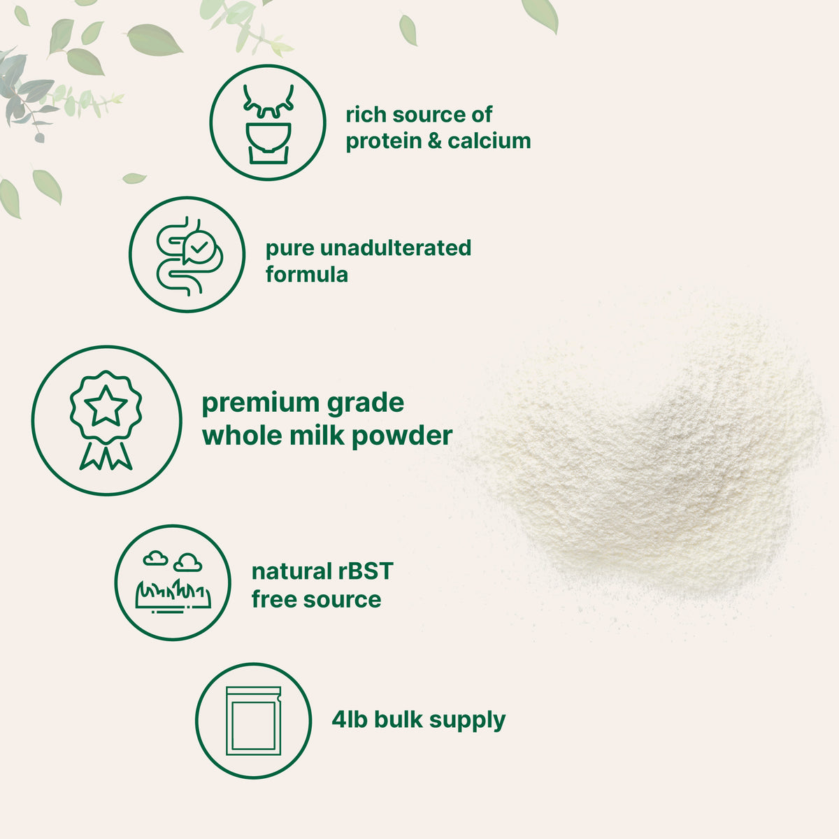 Buy Whole Milk Powder | High-Quality Powdered Whole Milk – Micro ...