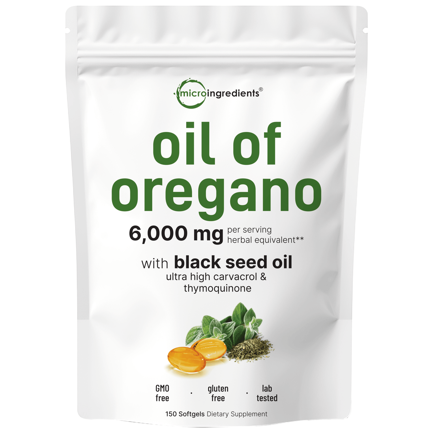 Micro Ingredients Oregano Oil with Black Seed Oil