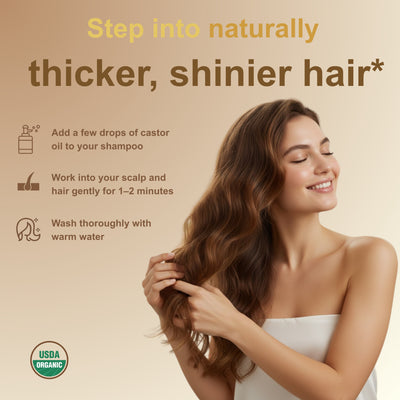 Micro Ingredients Organic Castor Oil, 32 fl oz