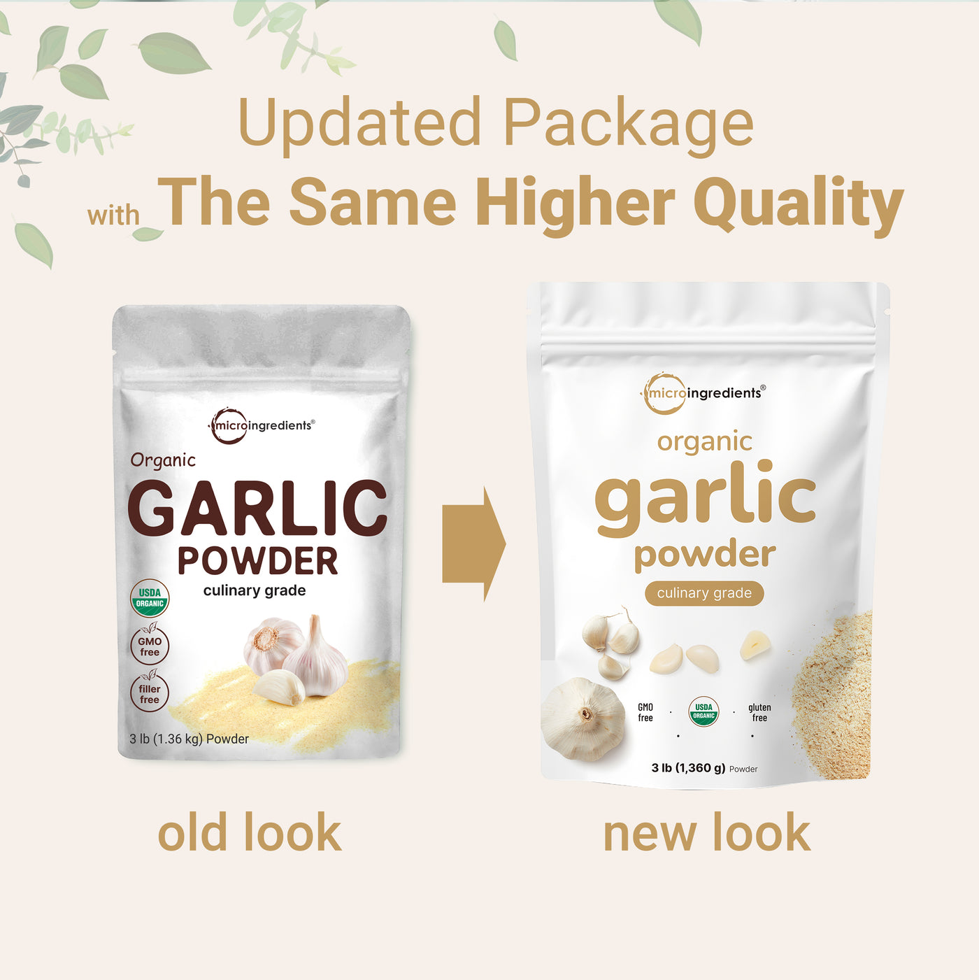 Micro Ingredients Organic Garlic Powder-3lb