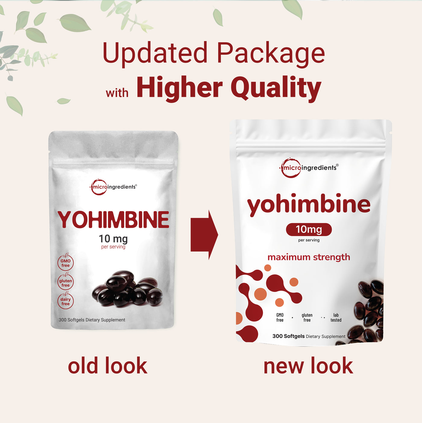 Micro Ingredients Yohimbine Softgels, 300 counts
