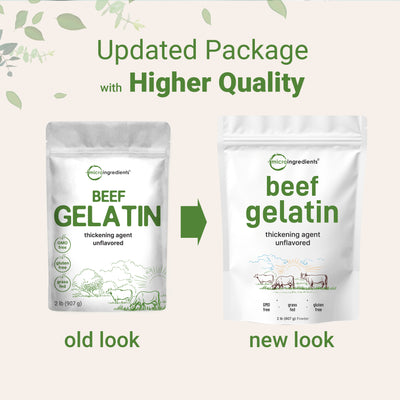 Micro Ingredients Grass-Fed Beef Gelatin Powder - Unflavored