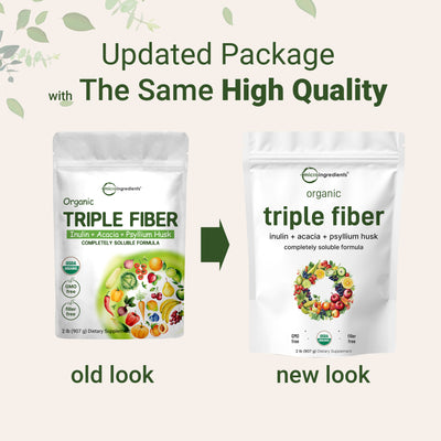 Micro Ingredients Organic Triple Fiber Powder