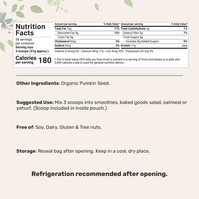 Micro Ingredients Organic Pumpkin Seeds, 4lbs, Raw, Unsalted, & Shelled