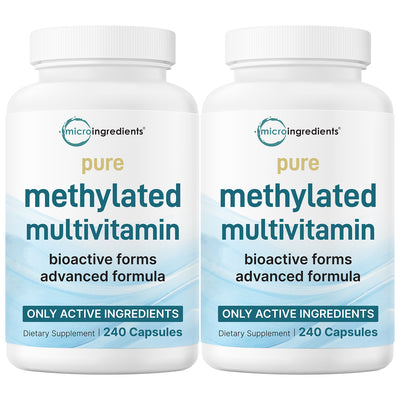 Micro Ingredients 2 Pack Pure Methylated Multivitamin, 480 Capsules