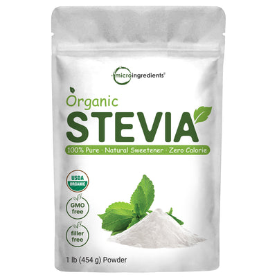 Pure Organic Stevia Powder, 1 Pound