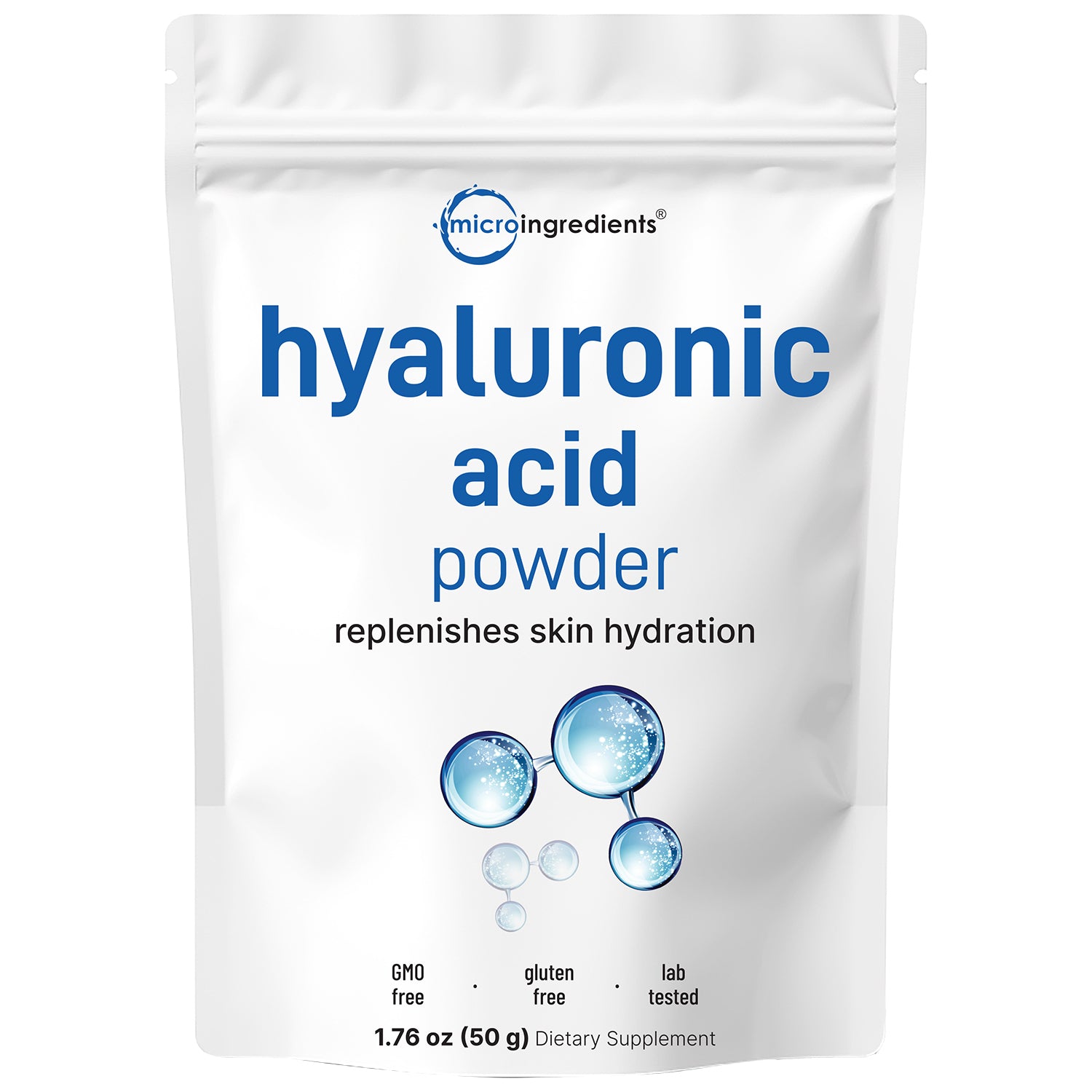 Micro Ingredients Hyaluronic Acid Powder, DIY Facial Serum, Skin Hydration Care Formula