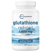 Micro Ingredients Glutathione 1,000mg, 120 Veggie Capsules