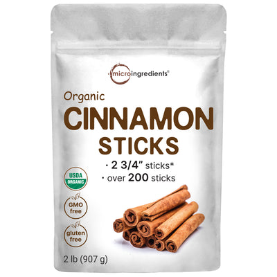 Micro Ingredients Organic Whole Cinnamon Sticks