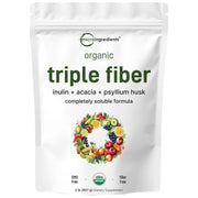 Micro Ingredients Organic Triple Fiber Powder, 2lb
