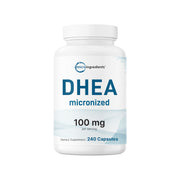 Micro Ingredients DHEA Micronized 100mg, 240 Capsules
