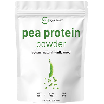 Micro Ingredients Pea Protein Powder, 5lb