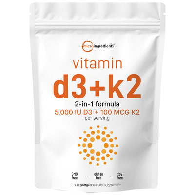 Vitamin D3 K2 300 Softgels 5000IU