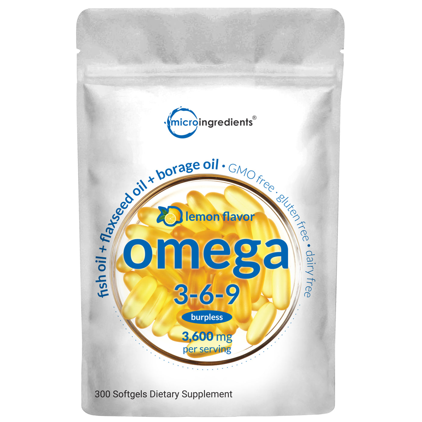 Ultra Omega 3-6-9 Burpless Softgels