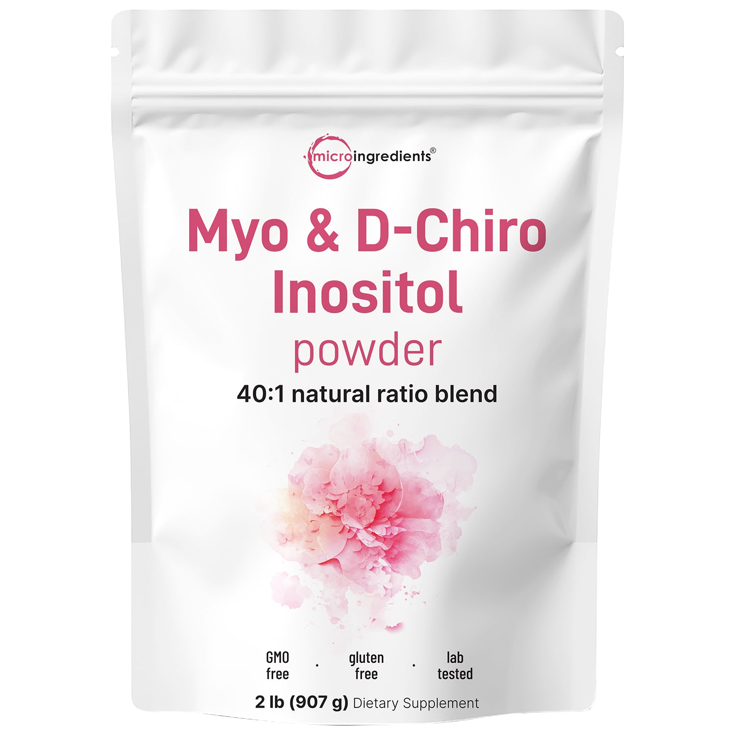 Micro Ingredients Myo & D-Chiro Inositol Powder, Hormonal Balance & Ovarian Support