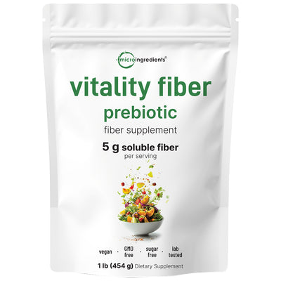 Micro Ingredients Vitality Fiber Supplement, 1lb Powder