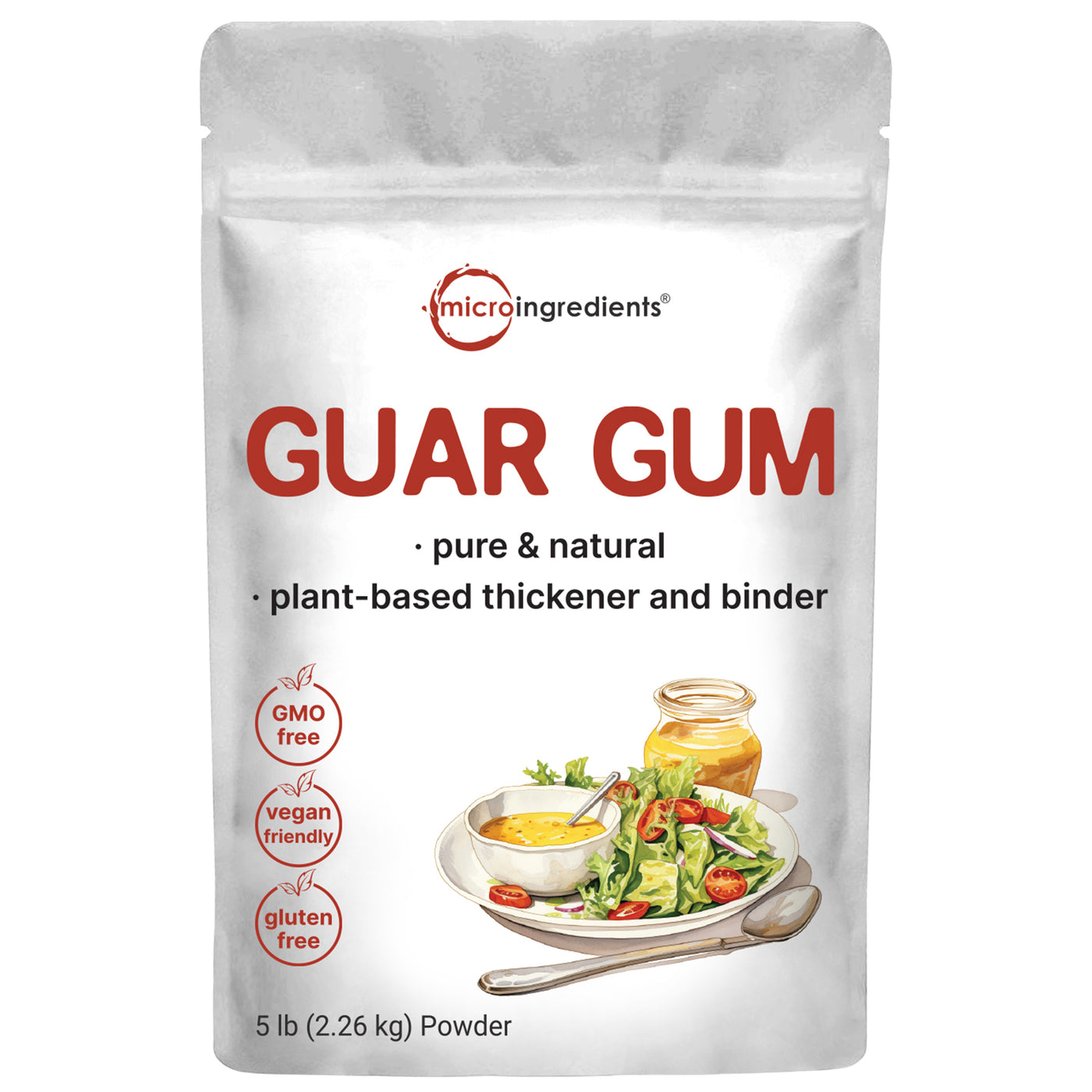 Micro Ingredients Guar Gum Powder for Baking, 5lb