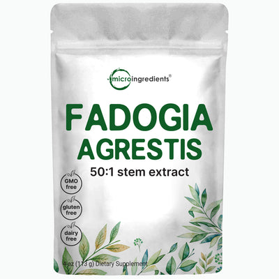 Micro Ingredients Fadogia Agrestis 50:1 Stem Extract Powder, 4oz