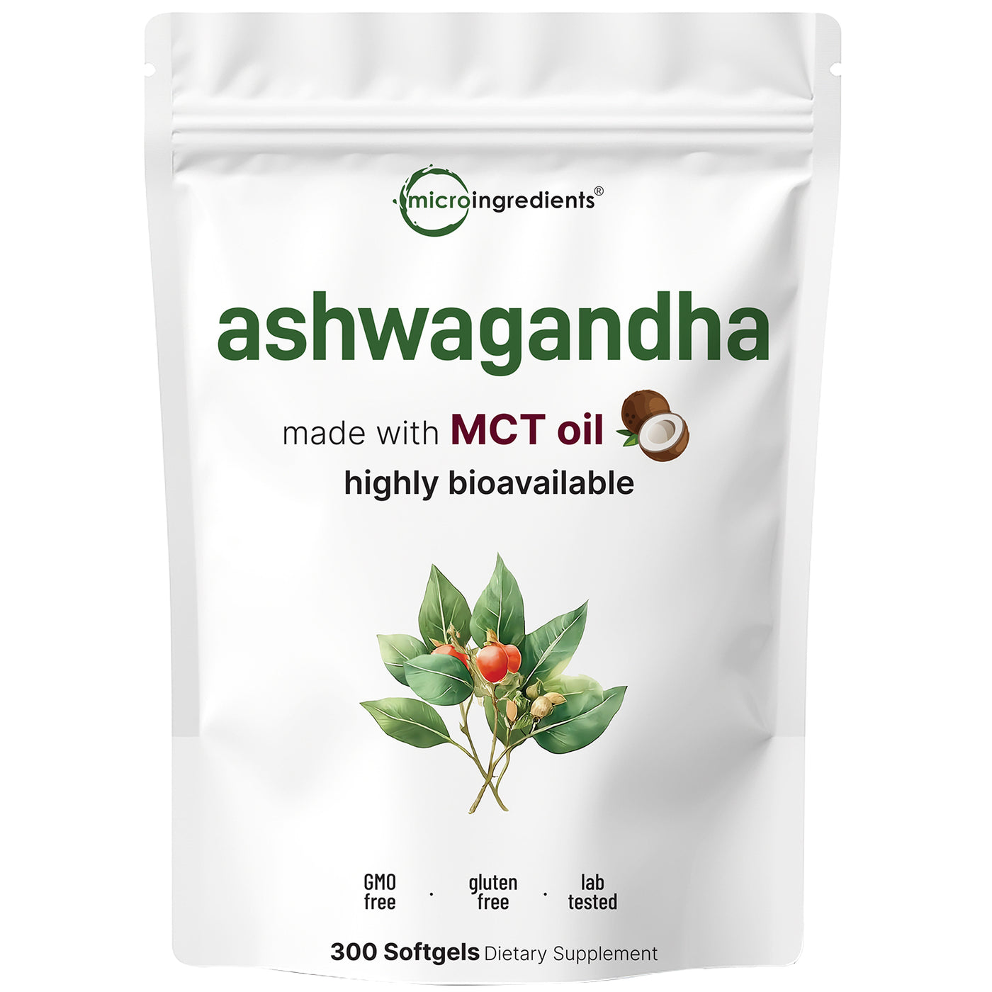 Micro Ingredients Ashwagandha Supplements 6,000mg Per Serving