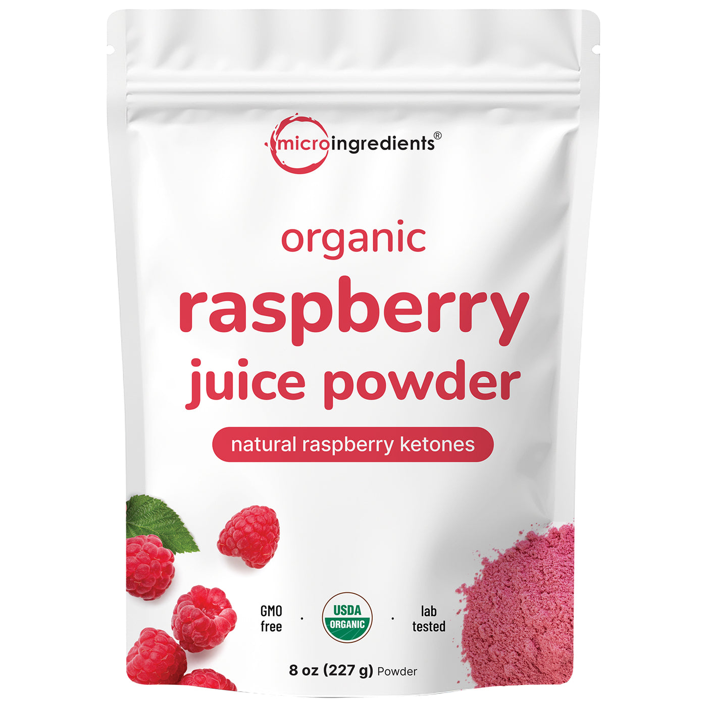 Micro Ingredients Organic Raspberry Juice Powder
