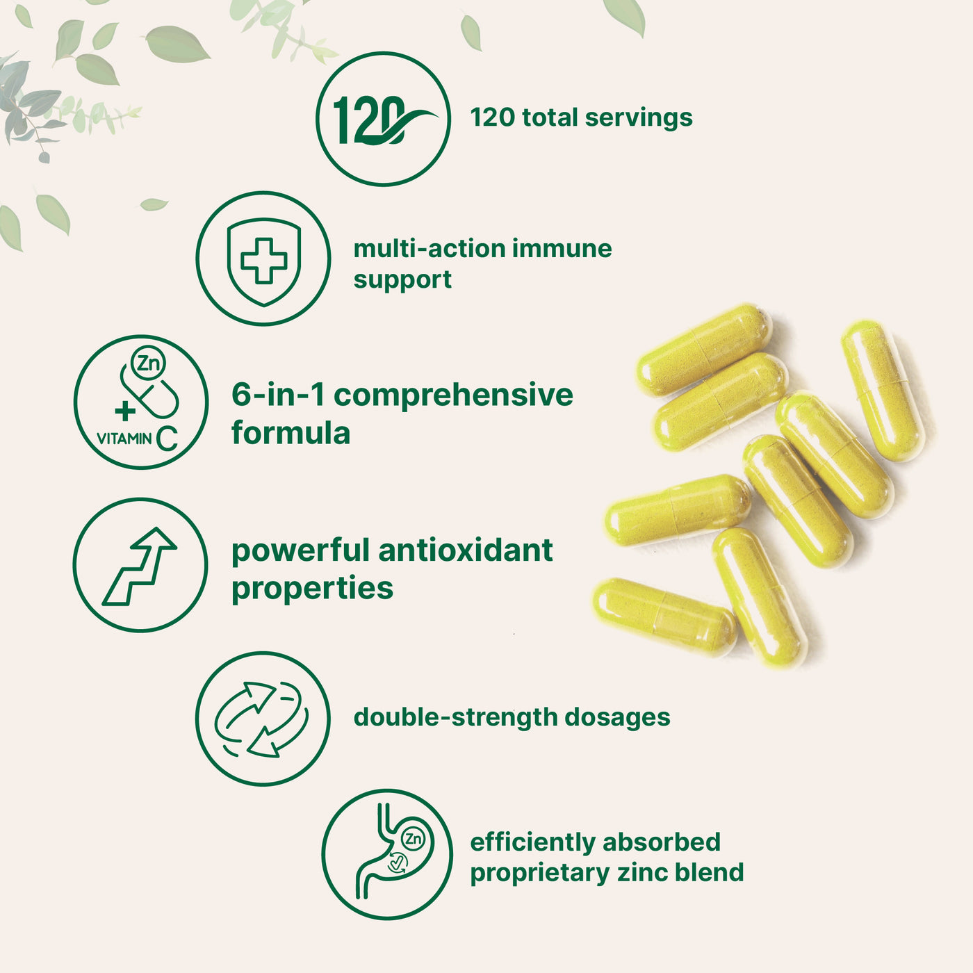 Quercetin with Vitamin C and Zinc