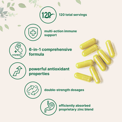 Quercetin with Vitamin C and Zinc